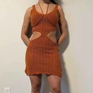 Brand New Milk It Orange Summer Dress